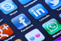 Social media icons - facebook