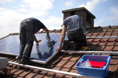 Rooftop solar installation -Solar Myths