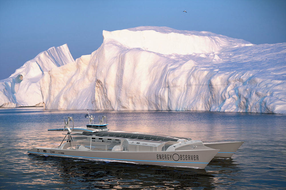 energy observer solar powered boat