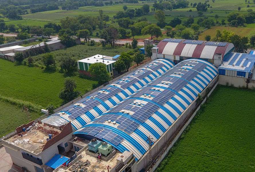 solar system for industrial use