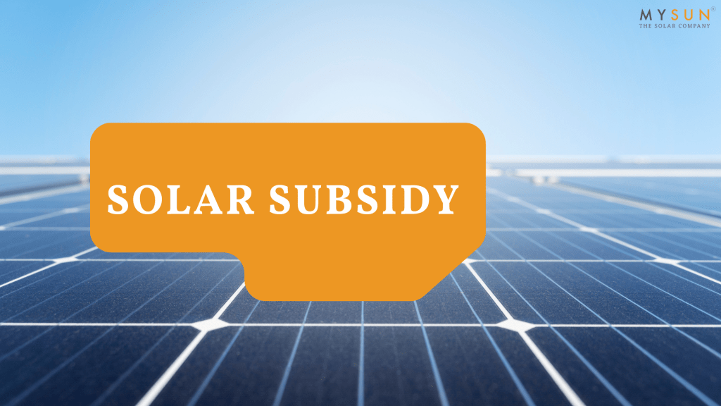 Solar subsidy