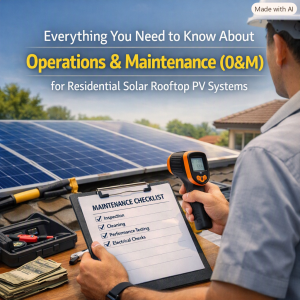 Everything You Need to Know About Operations & Maintenance (O&M) For Residential Solar Rooftop PV System
