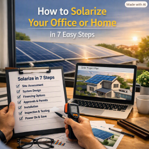 How to Solarize Your Office or Home in 7 Easy Steps