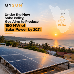 Under the New Solar Policy, Goa Aims to Produce 150 MW of Solar Power by 2021