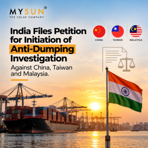India Files Petition for Initiation of Anti-Dumping Investigation Against China, Taiwan and Malaysia