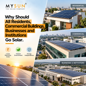 Why Should All Residents, Commercial Buildings, Businesses and Institutions Go Solar