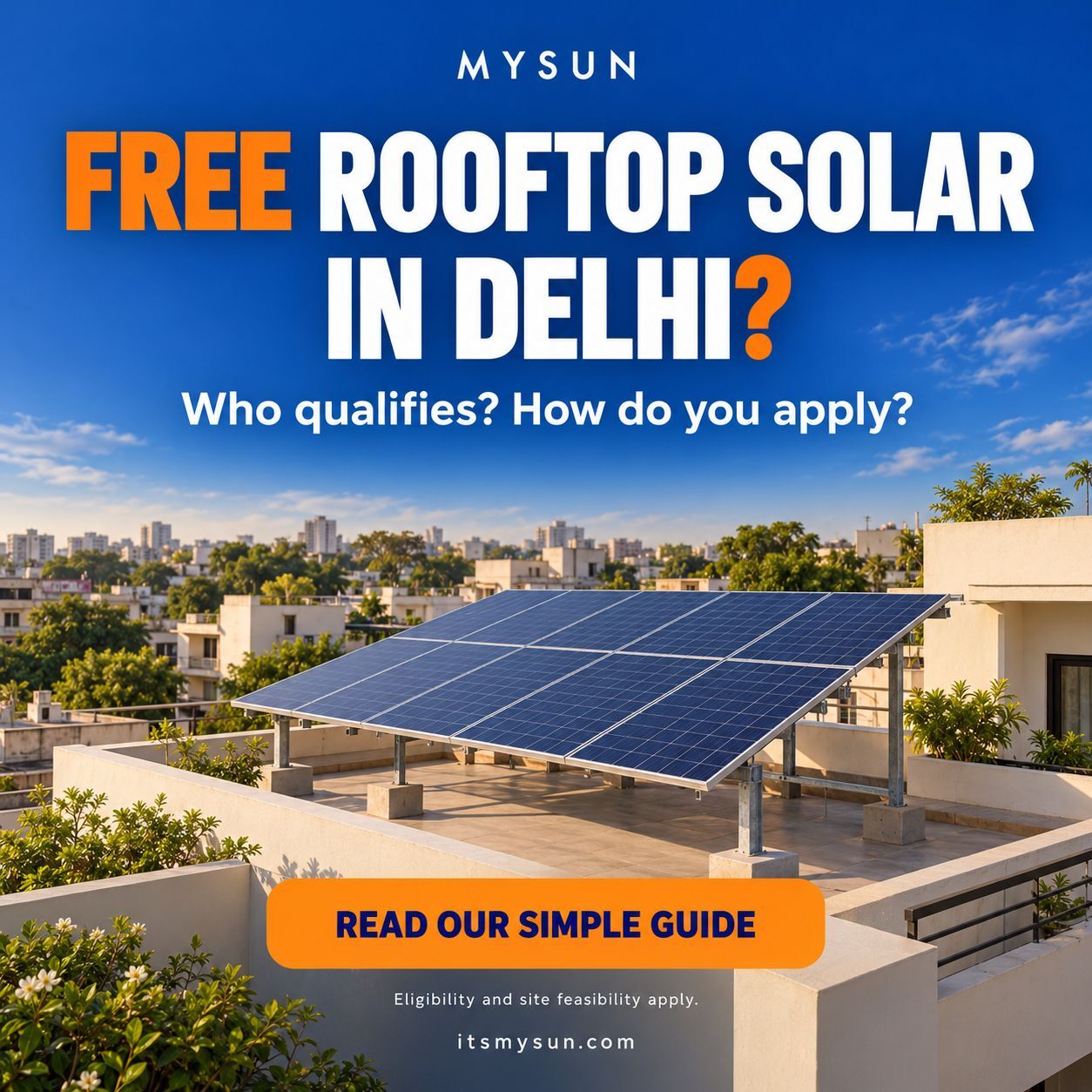 Free Rooftop Solar in Delhi: What Homeowners Need to Know